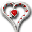 Romantic Heart Geocoin