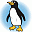 Peter the Penguin Travel Tag