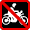 Motorcycles not allowed