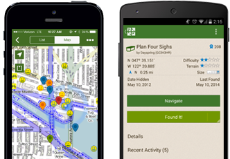 Geocaching &gt; Geocaching Apps for iPhone and Android