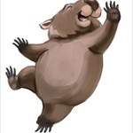 Leaping Wombat