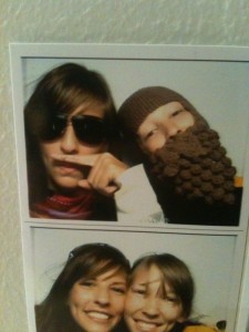 Beard hat in use CaityPa modeling her creation