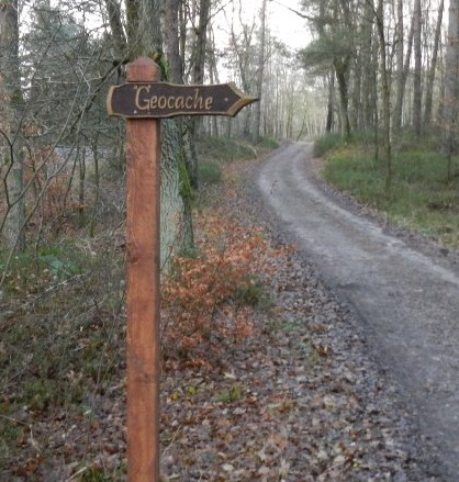 geocache sign