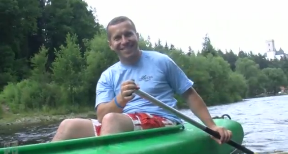 Click the image to watch the Geocaching on the River video