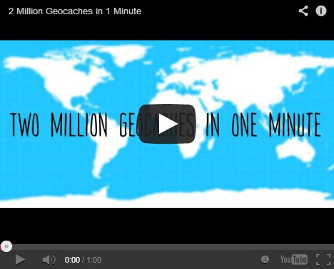 2 million geocaches in 1 minute player image