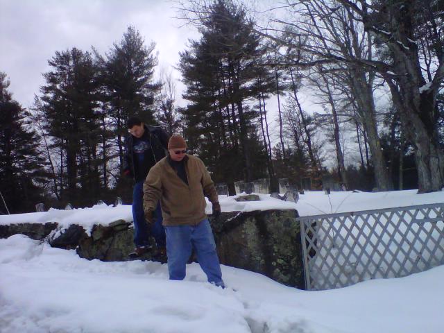 Mike and Alex on the hunt.