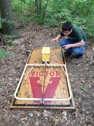 Another geocacher about to be caught. Photo by geocacher imgrendel