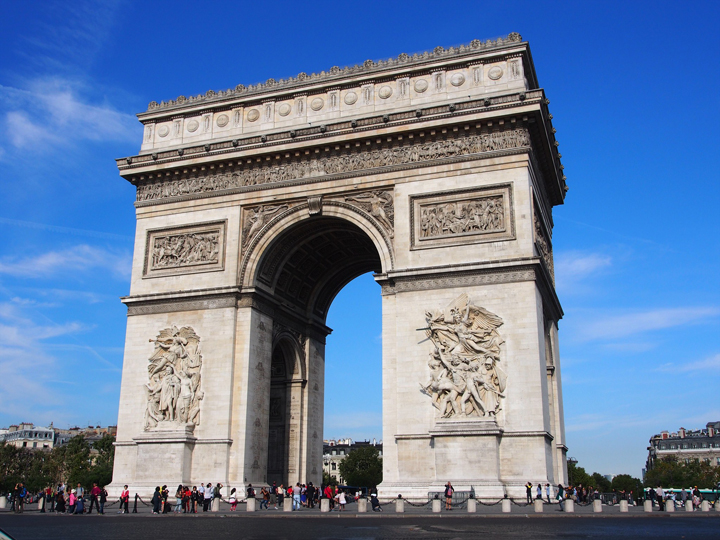 The Arc de Triomphe
