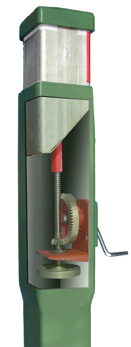 Cutaway view of the geocache.