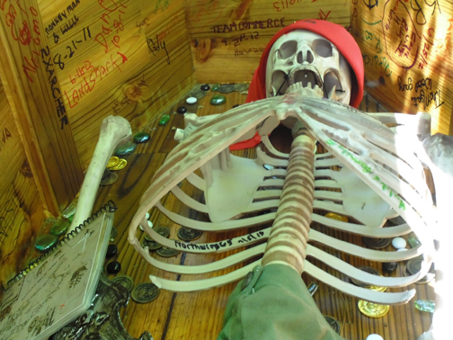 Logbook? Nope, logribs. Photo by geocacher northwing65