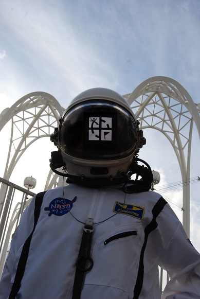 Geocaching in Space Astronaut