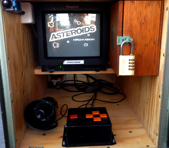 Your geocaching skills will get you here, but your arcade skills will get you to the logbook. Photo courtesy of CO Svarta-Baskern