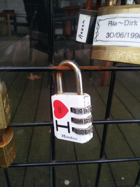 The geocache! Photo by Berticusdan