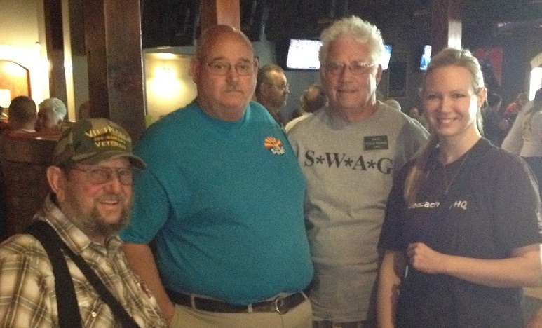 Making friends at the Yuma Warm-Up Mega-Event #11