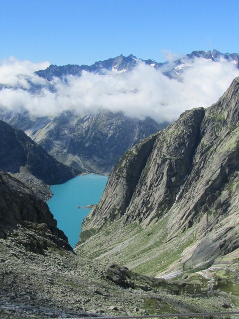 Beautiful views of the Gelmersee. Photo by geocacher D'Fenneks