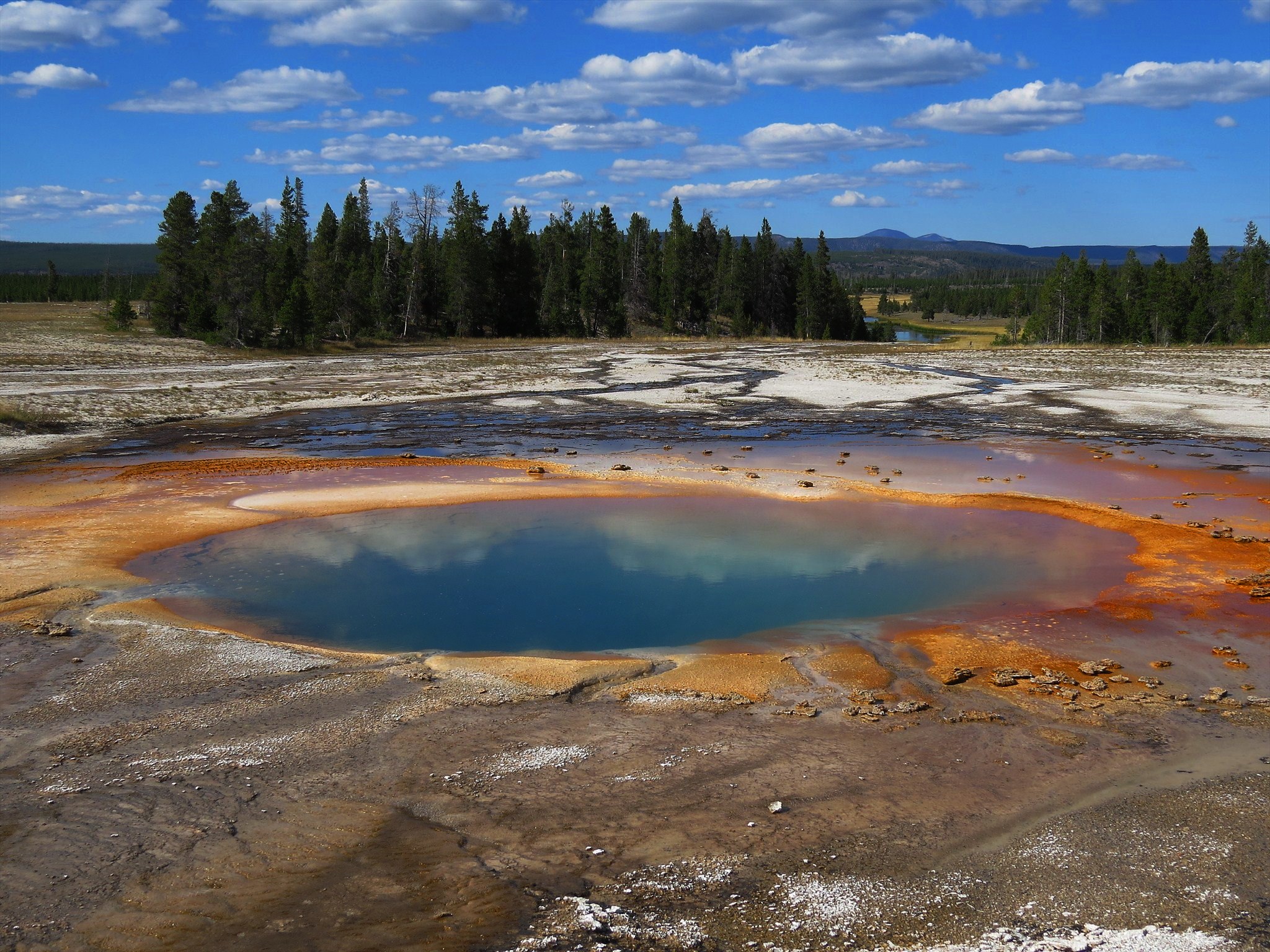 Rainbow's End: Grand Prismatic Spring, Wyoming, GC1JY47