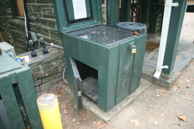 Solve the maze to open the treasure. Photo courtesy of Woodnutt