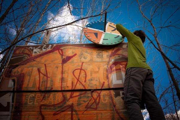 Give it a spin! Photo by geocacher Team Goju