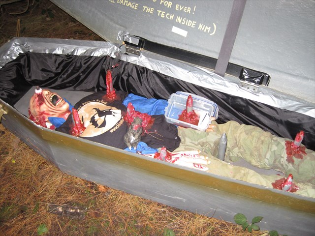 Maiden Northhampton can cause quite a fright! Photo by geocacher Pebbles&Co