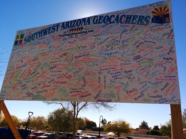 Logbook at the S.W.A.G. Yuma Mega event.