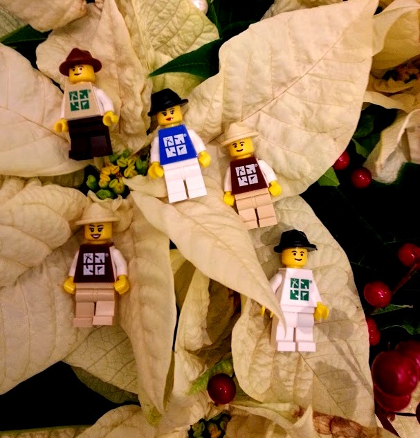 It's a Minifigure figurine! Each trackable Minifig comes with an adventure hat and a Geocaching HQ shirt.