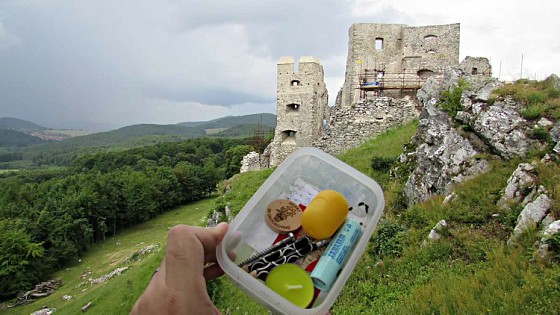 Geocache with view