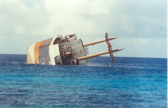 Hilma Hooker sank on September 12, 1984