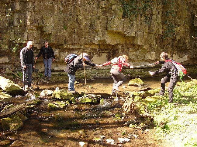 There is no 'I' in 'Team'. Nor will there be wet feet!