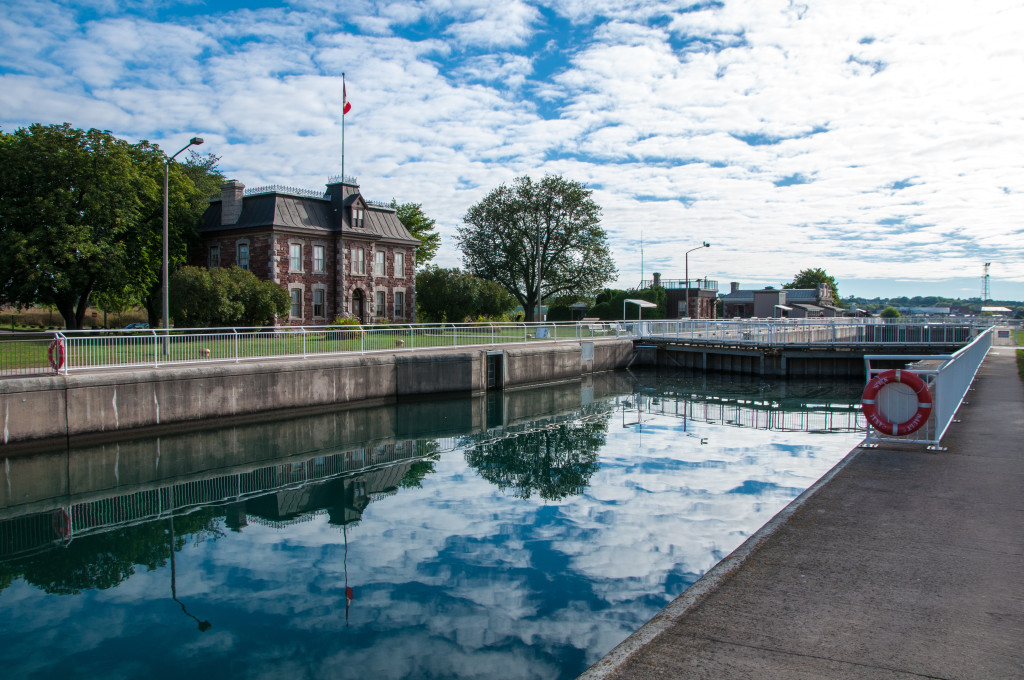 The Sault Canal (GC45GNN) is just one historic site along the Sault Ste. Marie's waterfront