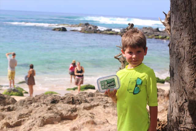 This is a great geocaching experience for kids of all ages