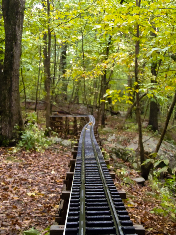 Without perspective, the tracks could *almost* be life-size.