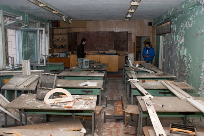 Classroom in Pripyat