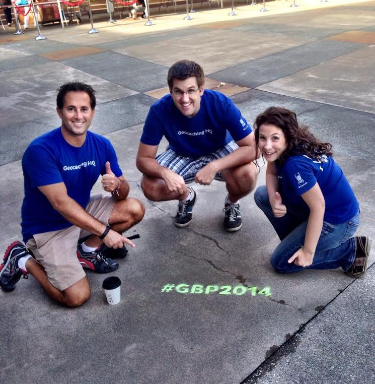 Bryan, Ben, and Jayme at Geocaching Block Party 2014