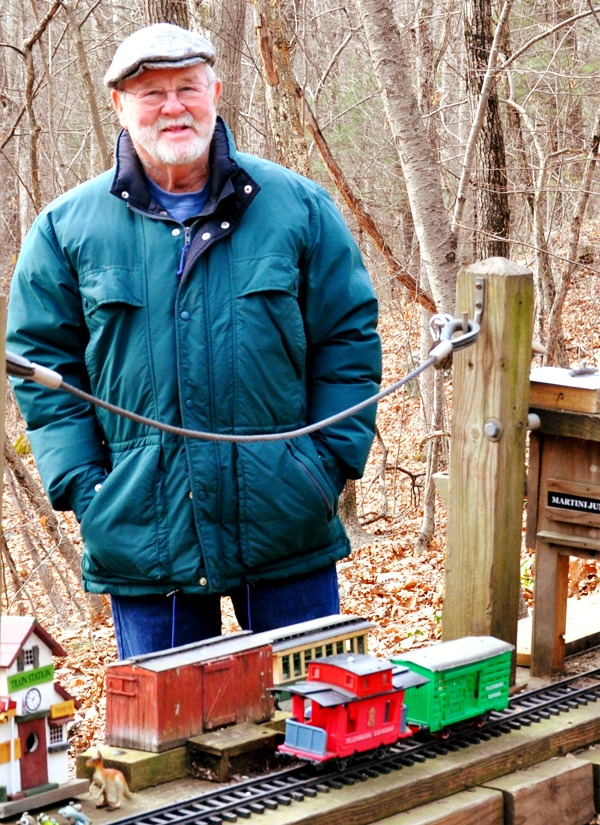 Chooch and the trains.