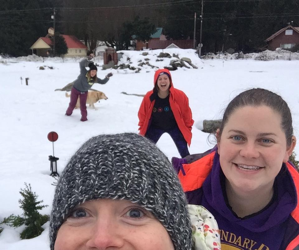 Erin Geocaching Snow