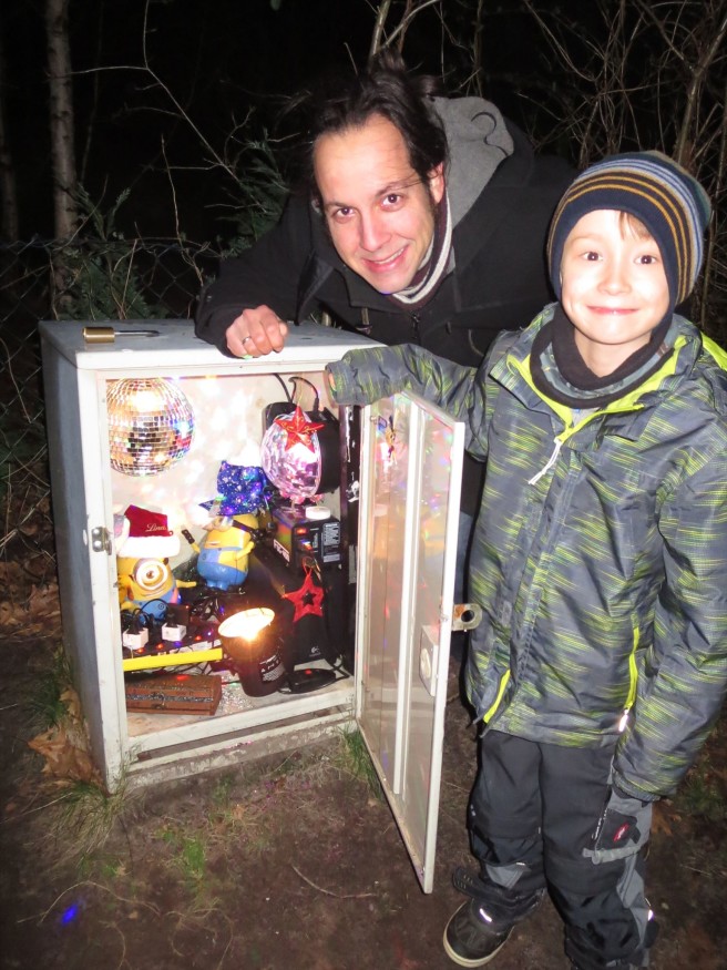 This cache is appropriate for kids AND adults!