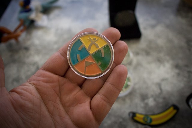 The First Geocoin