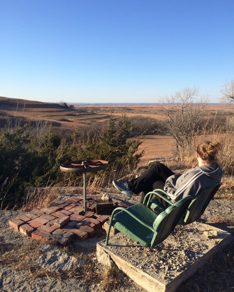 Kansas' tallgrass prairie.