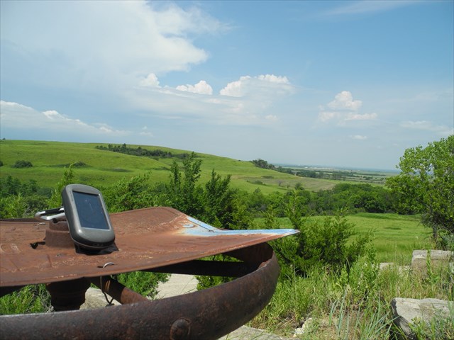 Enjoy the view of the Flint Hills.