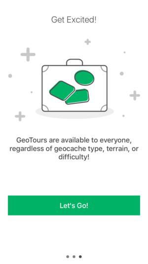 Our first geocaching GeoTour experience