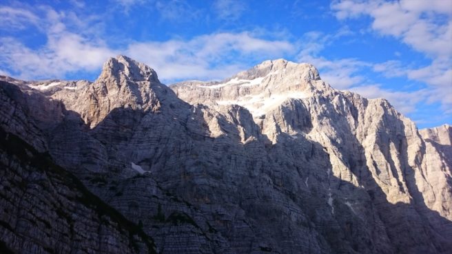 Triglav from below. Photo by Soilworker.