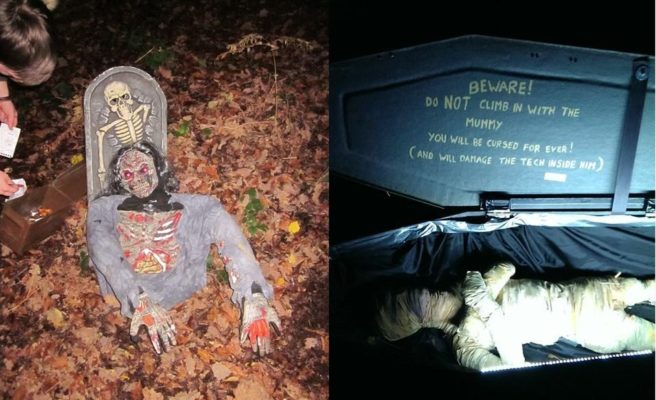 Thriller! (GC5ENHQ) and Curse of the Pharaoh (GC4Q1K7)