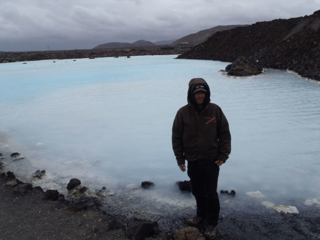 Yup. It's cold outside the spa!