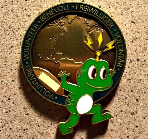 The Froggy GeoCoin when it was brand new