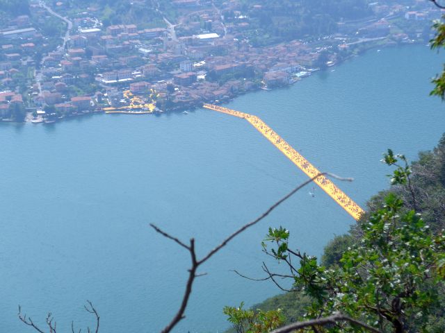 Connecting Sulzano to Monte Isola