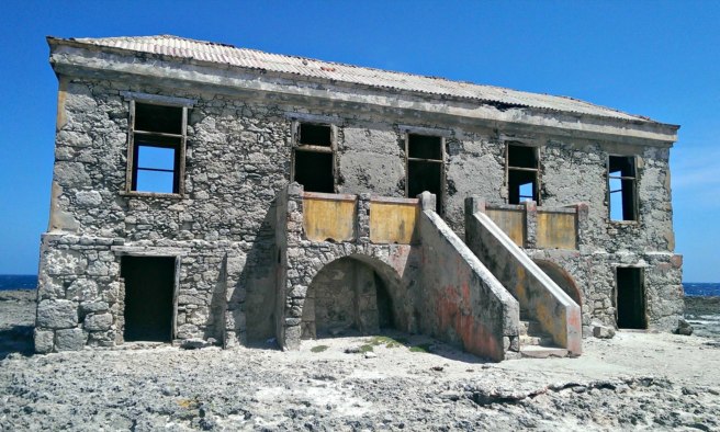 An ole marooned fortress from times long ago