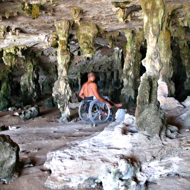 Deep, dark, bat-filled caves 