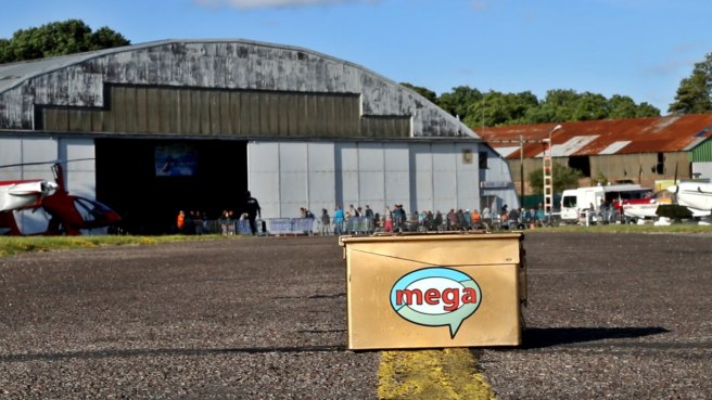 The theme for the GeoNord 2017 Mega was "air" and held at an old airfield.