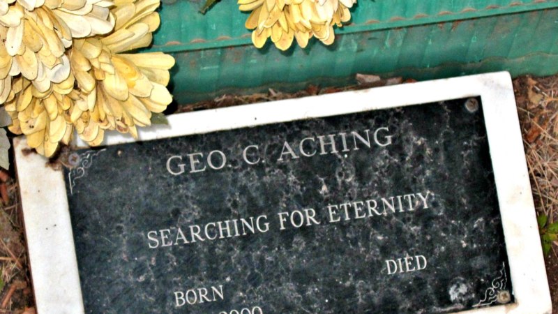 Geo. C. Aching, Rest in Peace
