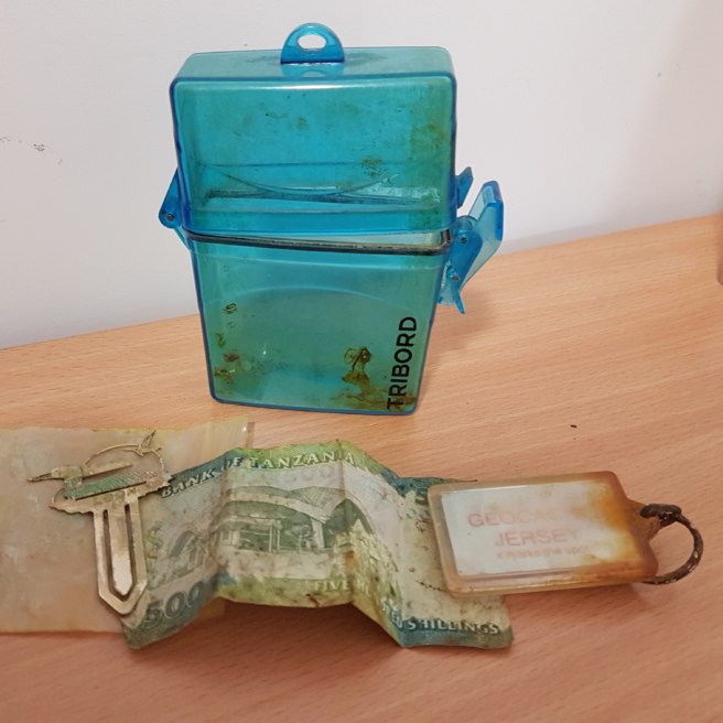 That's one tough, watertight cache!